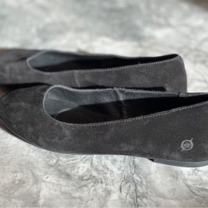 Born Hand Crafted Black Leather Flats